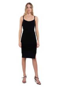 Vestido midi tirantes abertura sold by Shasa