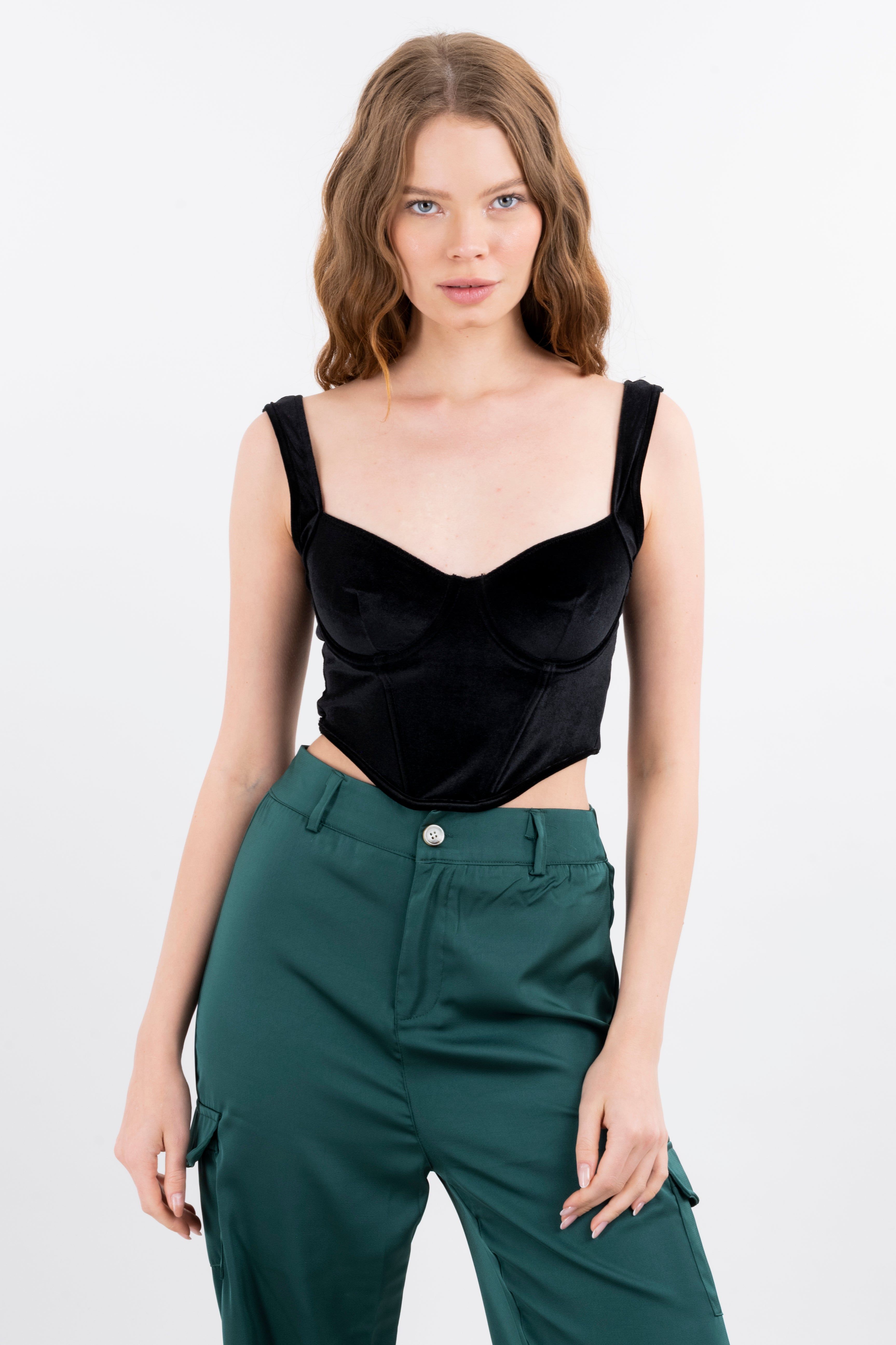 Top corset tirantes terciopelo sold by Shasa product image thumbnail 2