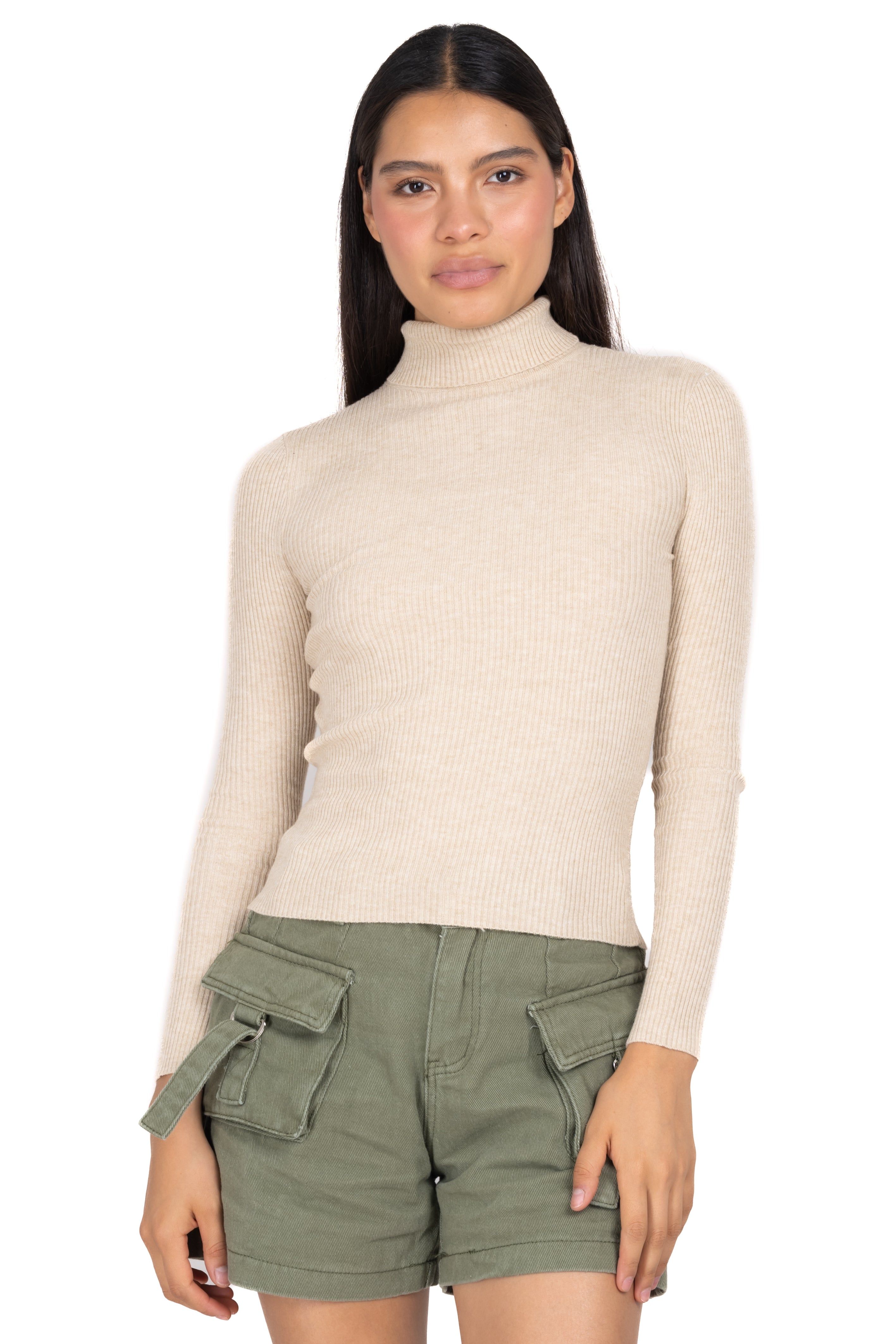 Blusa acanalada cuello alto sold by Shasa product image thumbnail 2