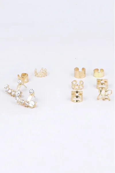 Set earcuffs brillos sold by Shasa product image thumbnail 2