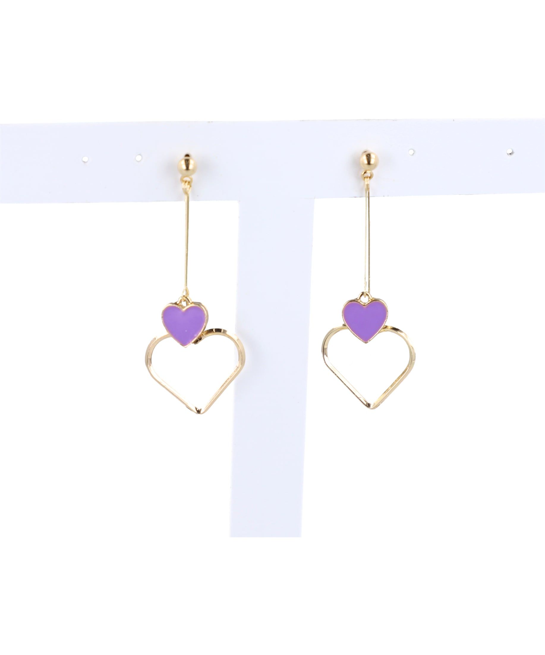 Aretes Largos Corazón sold by Shasa product image thumbnail 3
