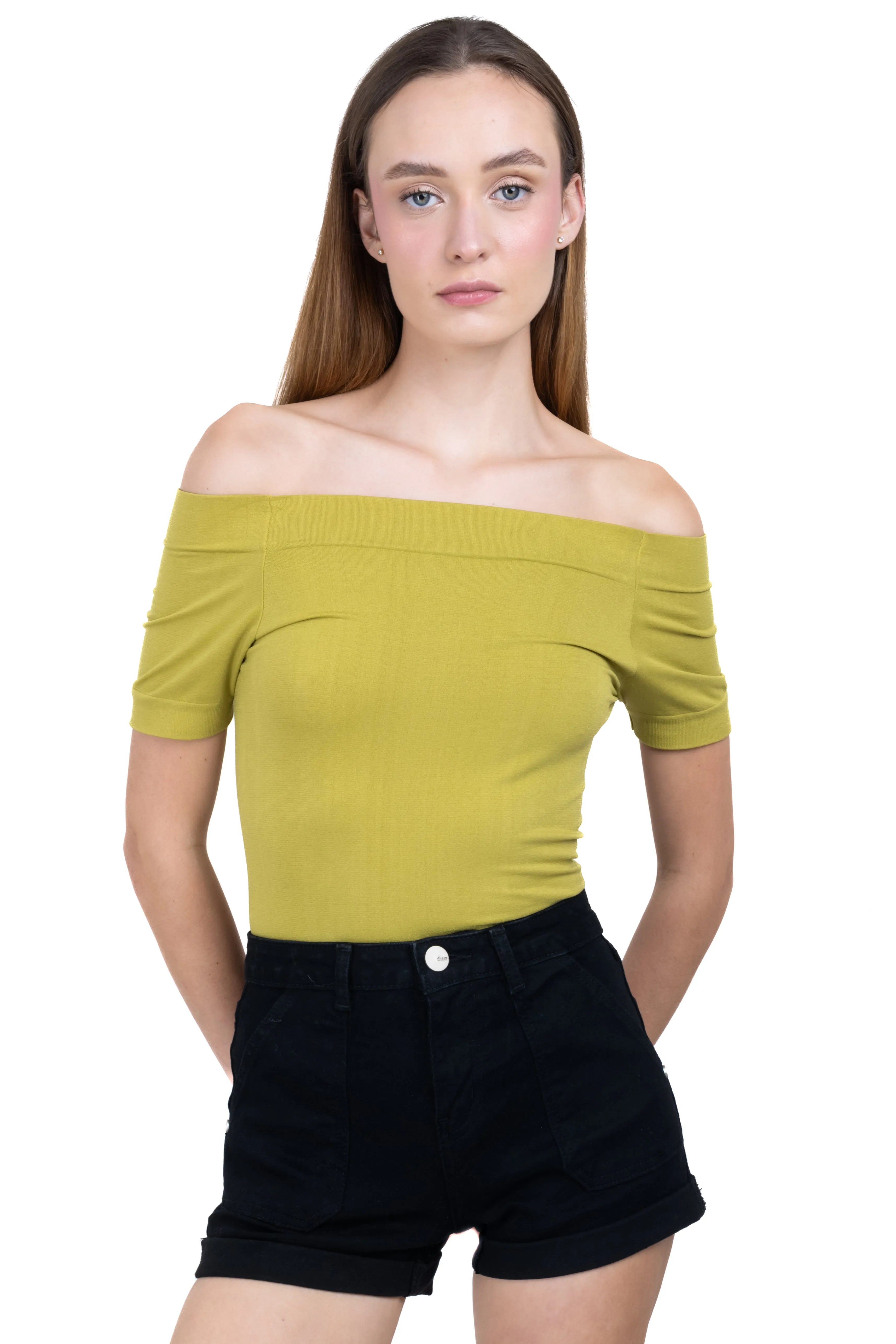 Bodysuit Liso Hombros Descubiertos sold by Shasa