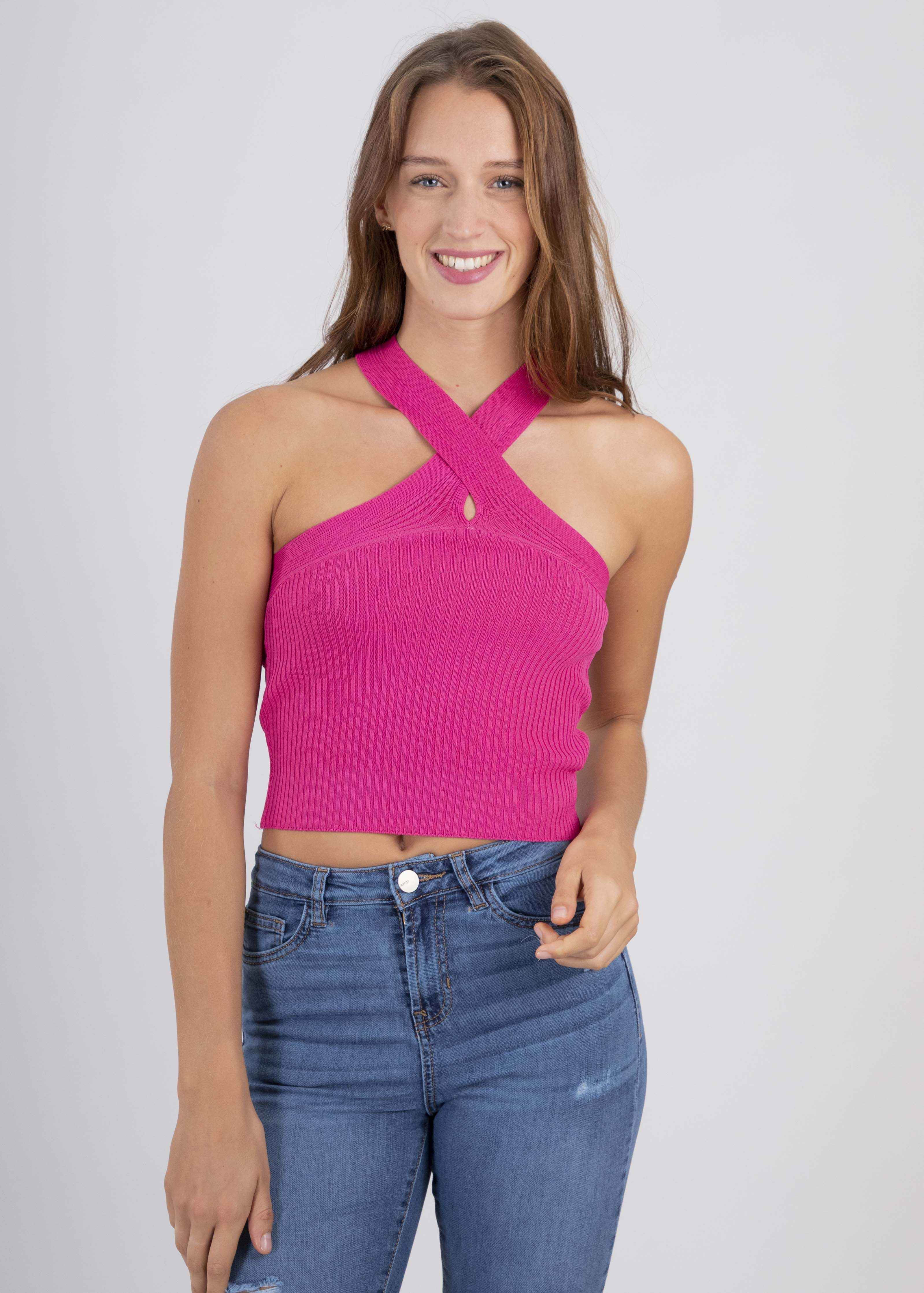 Top tejido cuello halter sold by Shasa product image thumbnail 5