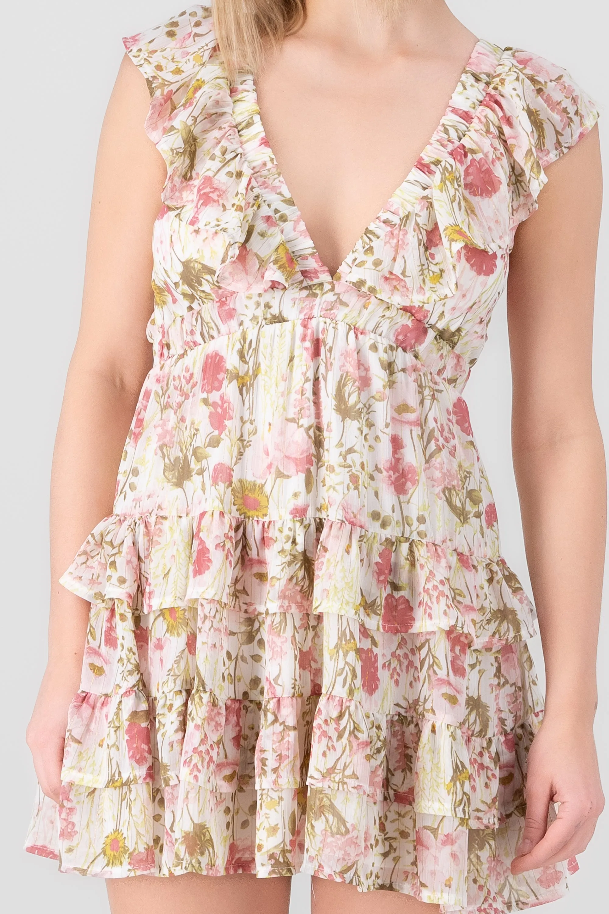 Vestido mini olanes estampado flores HYPSTERS sold by Shasa product image thumbnail 5