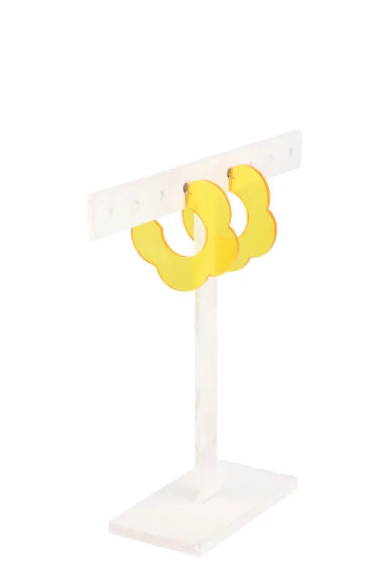 Arracadas Flor Acrilico sold by Shasa