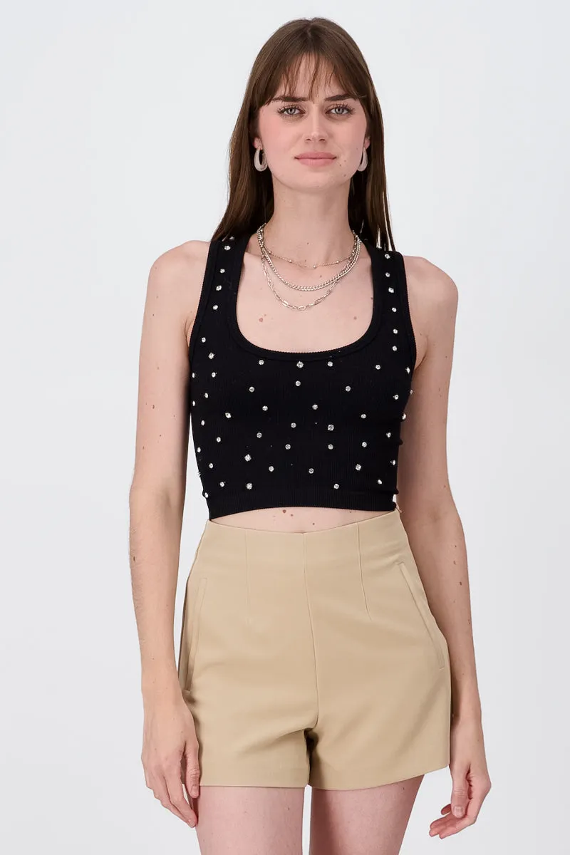 Top Corto Tireante Grueso Con Brillos sold by Shasa product image thumbnail 2