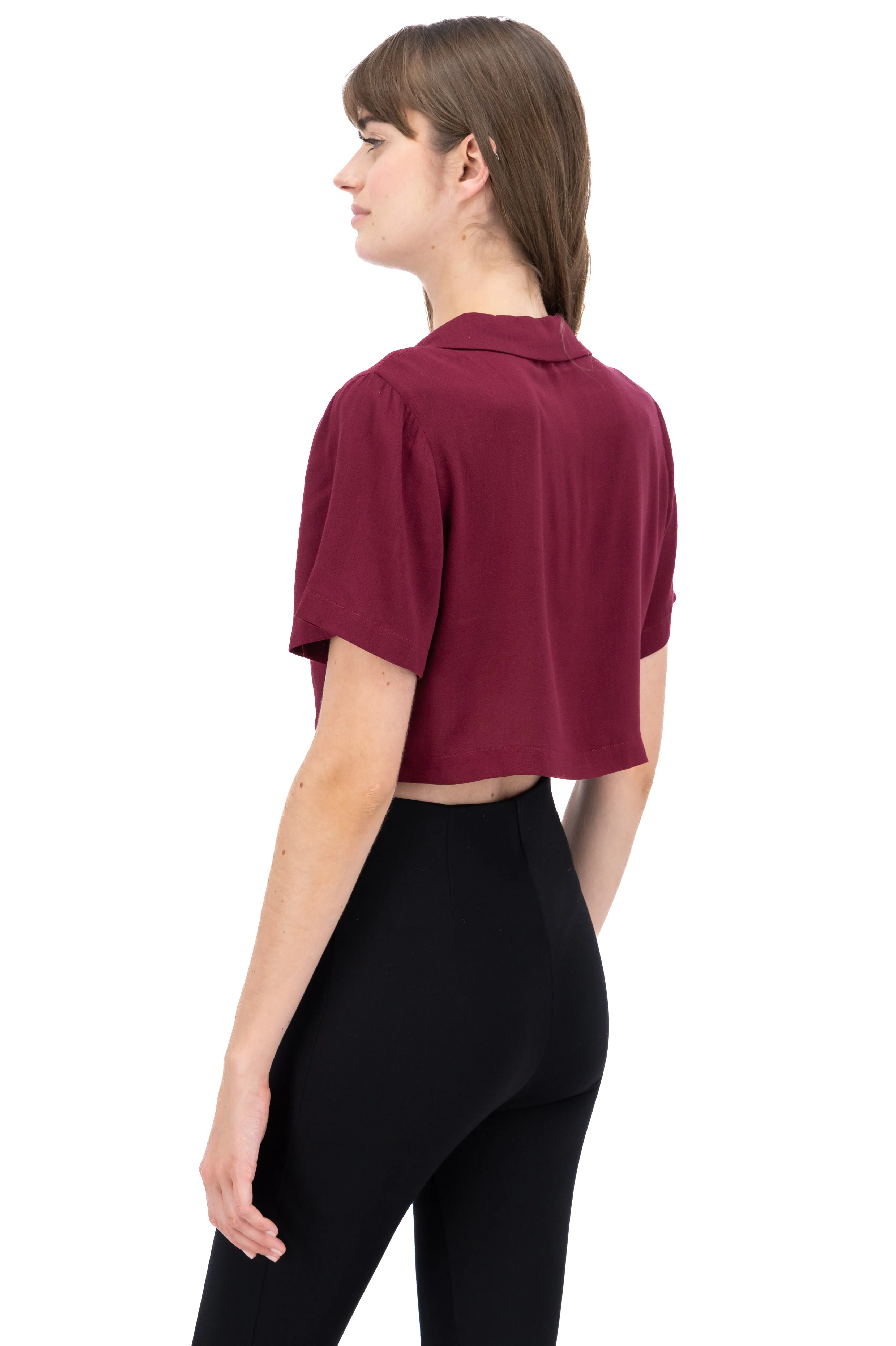 Camisa crop lisa sold by Shasa product image thumbnail 4