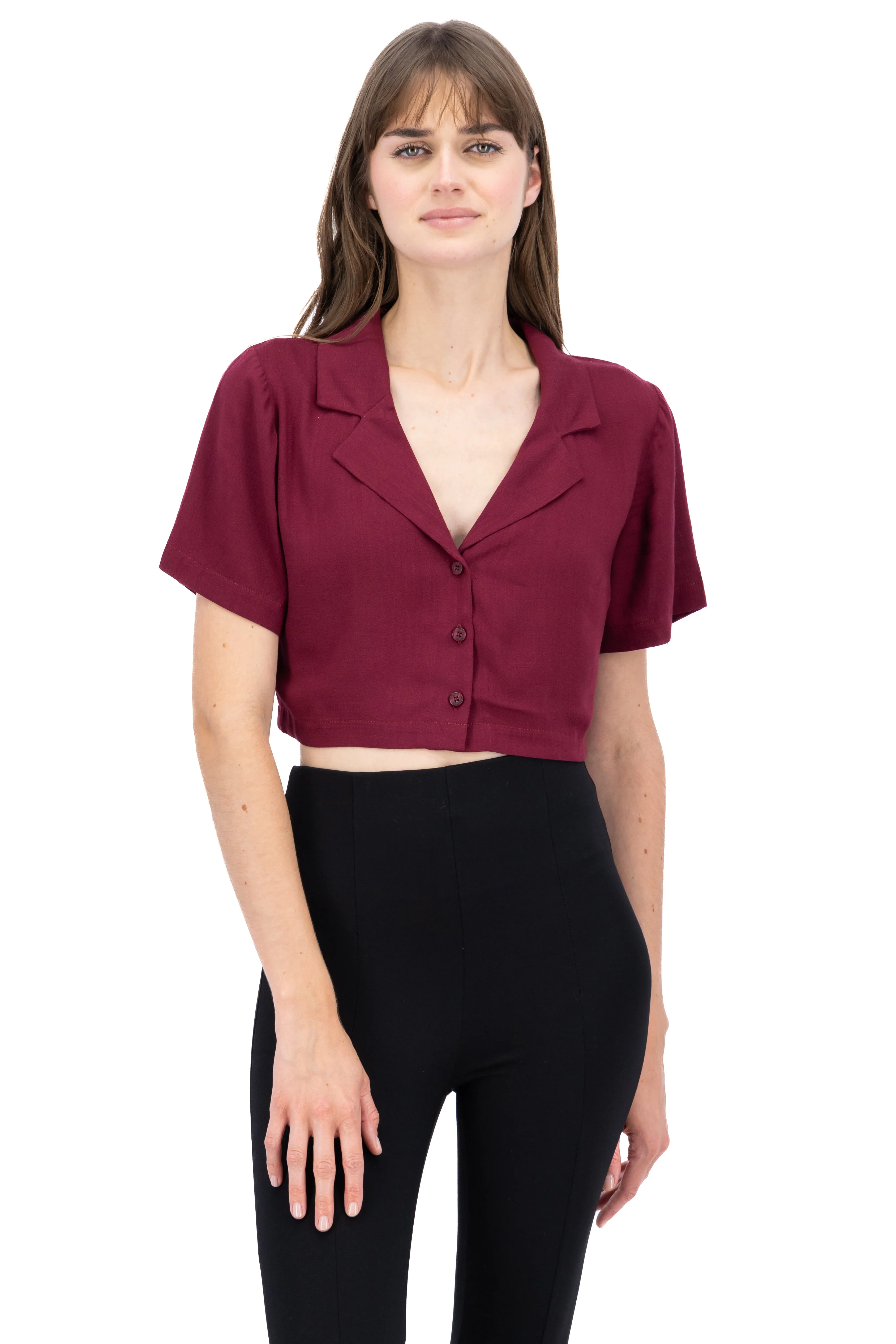 Camisa crop lisa sold by Shasa product image thumbnail 2