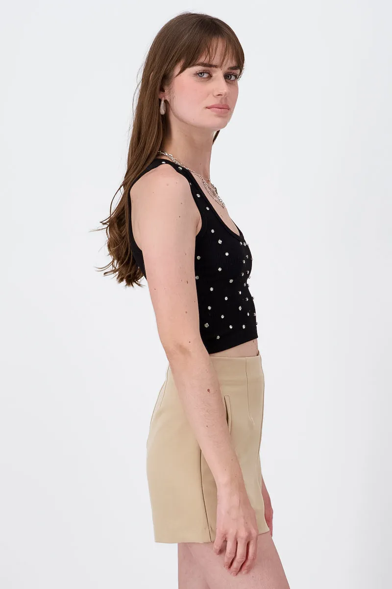 Top Corto Tireante Grueso Con Brillos sold by Shasa product image thumbnail 3