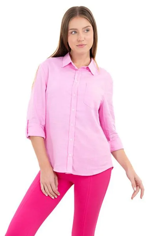 Camisa lisa manga larga elevadores sold by Shasa