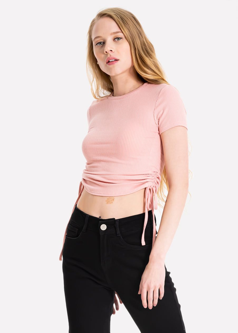 Top manga corta jaretas laterales sold by Shasa