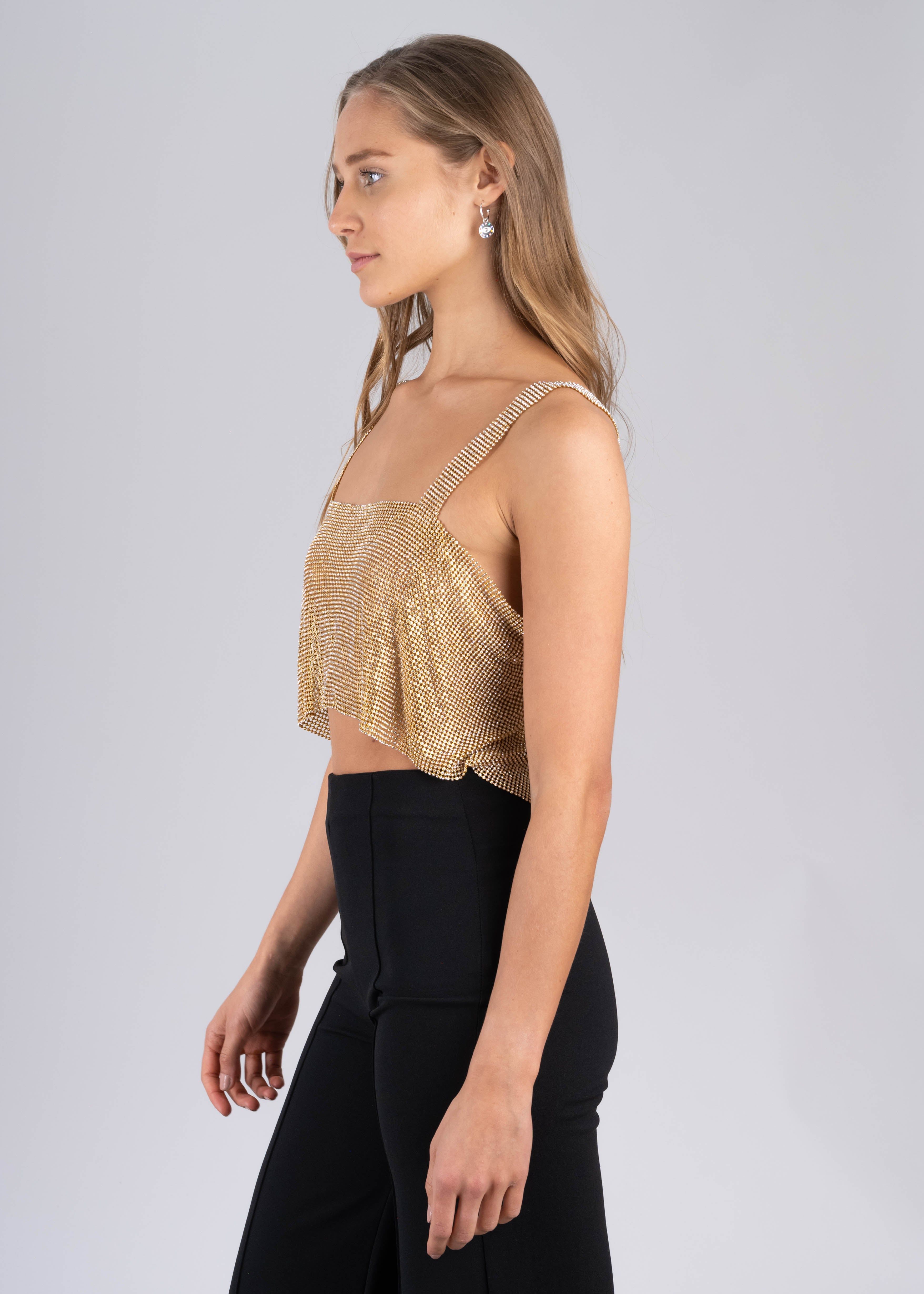 Top Crop Espalda Descubierta Brillos sold by Shasa product image thumbnail 3