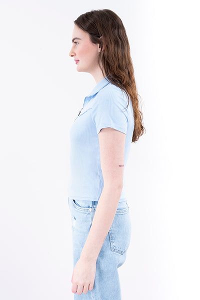 Top rib cuello polo cierre sold by Shasa product image thumbnail 3