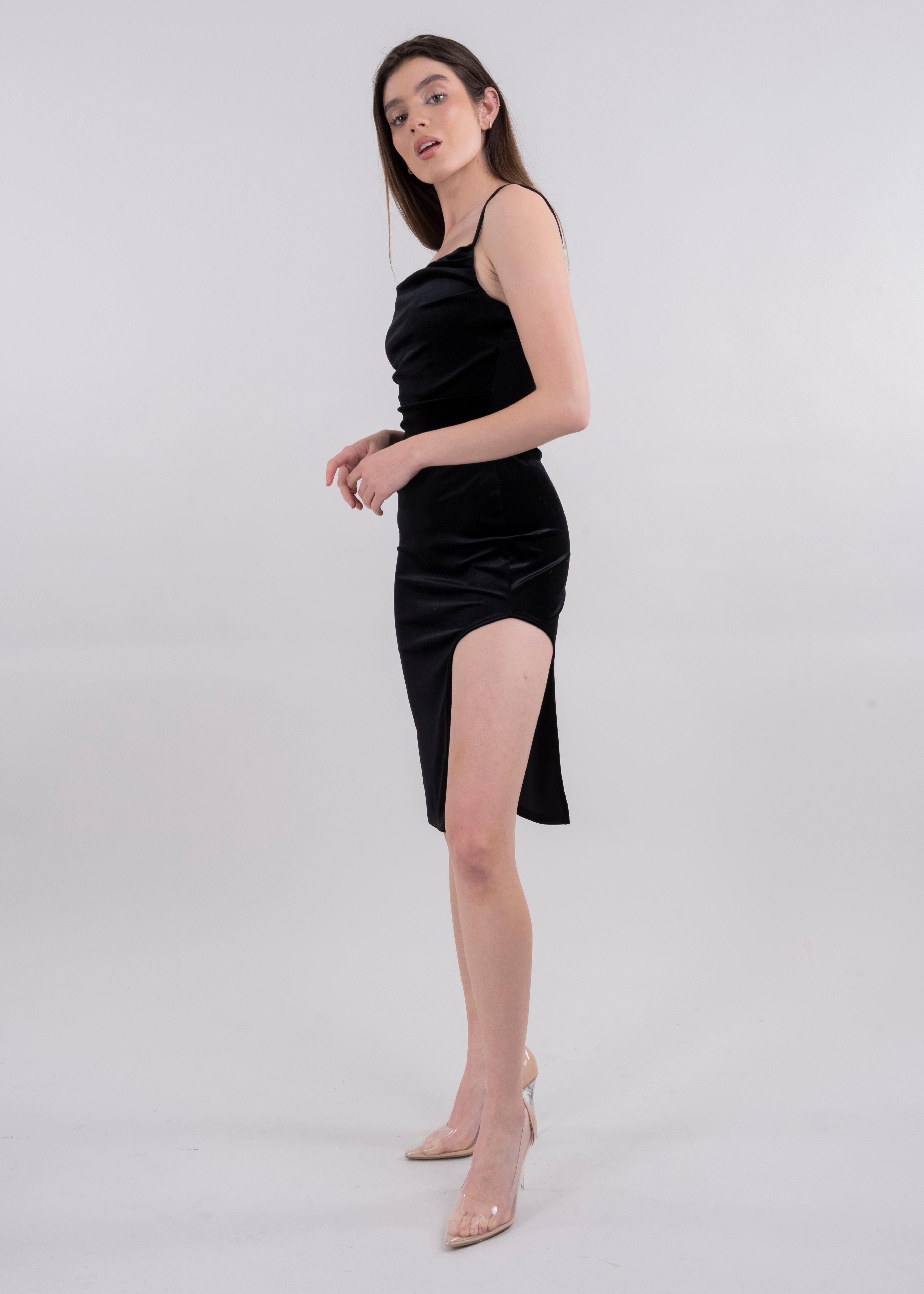 Vestido midi escote drapeado sold by Shasa product image thumbnail 3