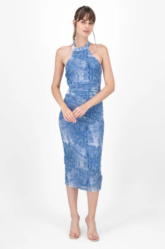 Vestido halter maxi degradado sold by Shasa