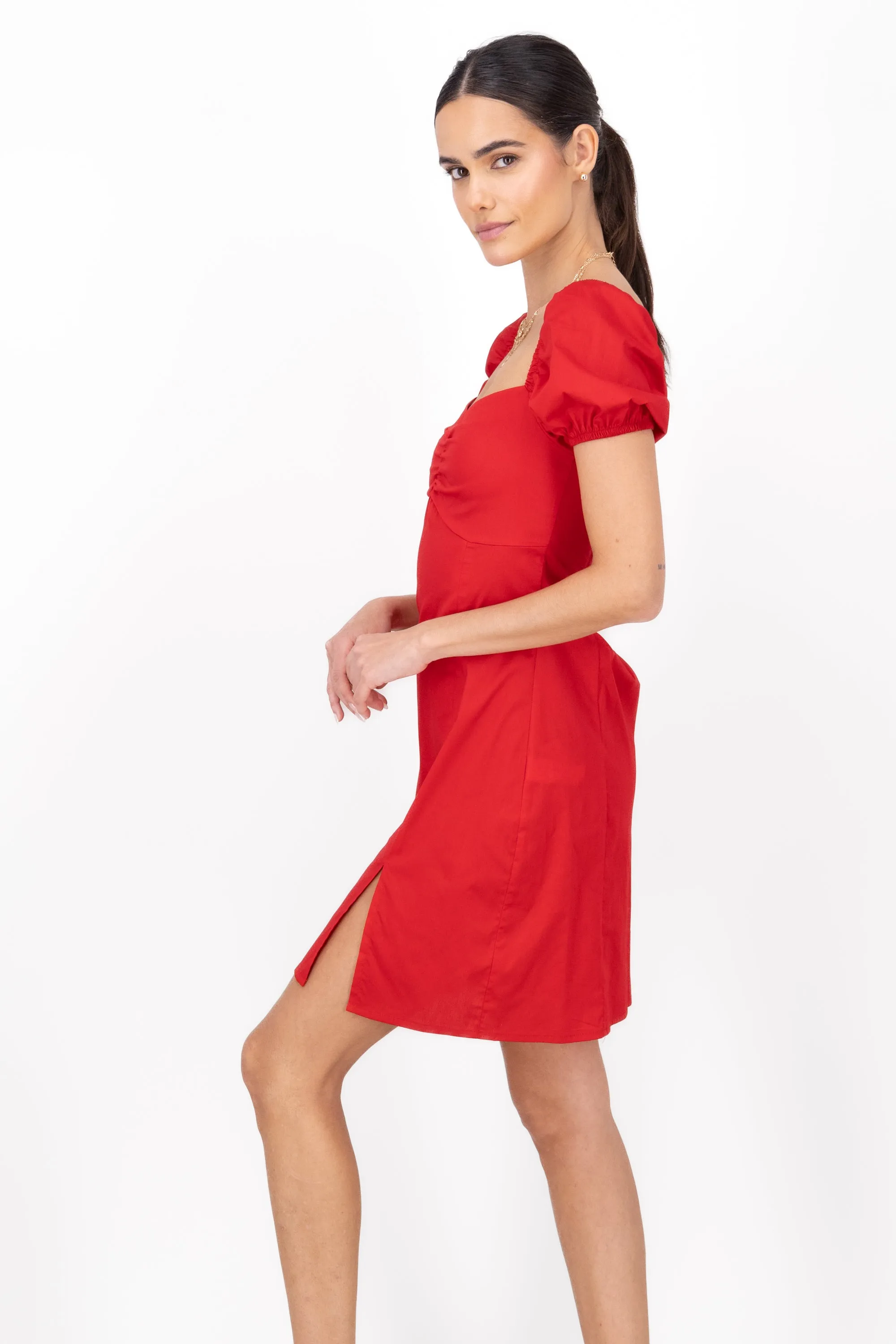 Vestido Mini Manga Abullonada sold by Shasa product image thumbnail 3