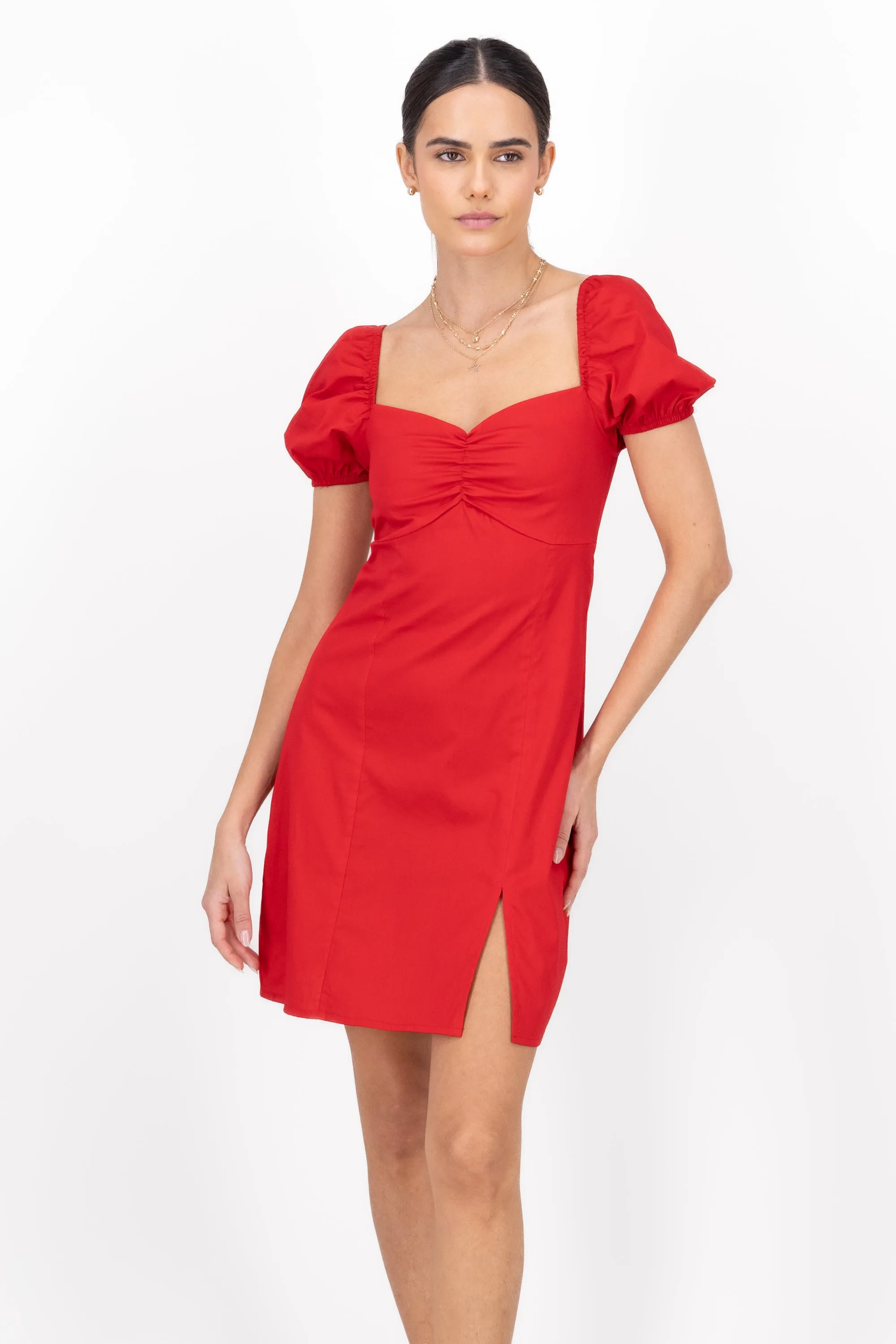 Vestido Mini Manga Abullonada sold by Shasa product image thumbnail 2