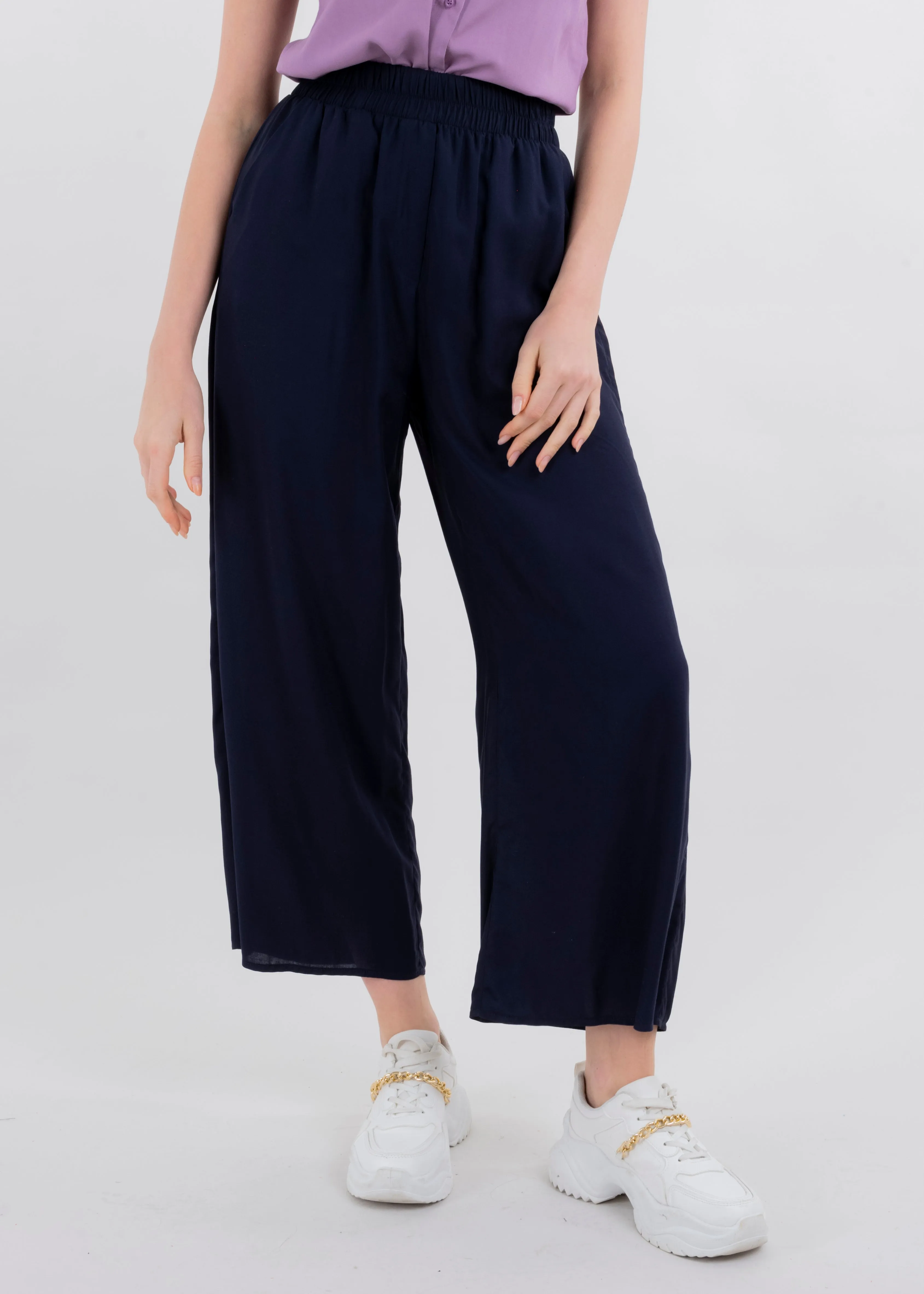 Pantalón Wide Leg Cintura Alta Fruncida sold by Shasa product image thumbnail 2