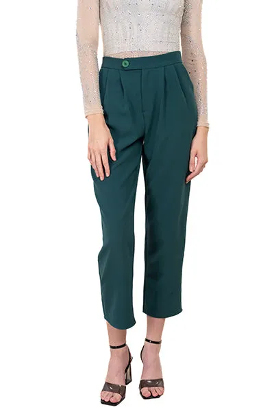 Pantalón Recto Liso Botón sold by Shasa