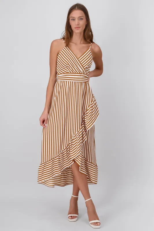 Vestido Midi Olanes Rayas Hypsters sold by Shasa