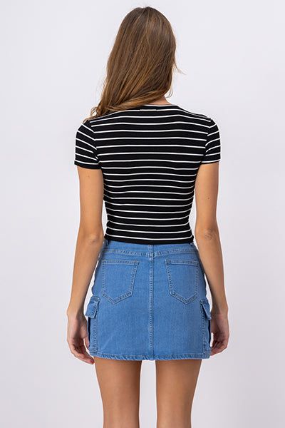 Playera Corta Rayas Manga Corta sold by Shasa product image thumbnail 4