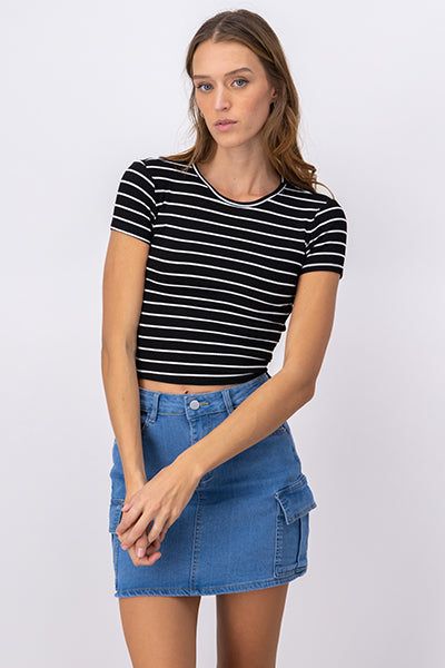 Playera Corta Rayas Manga Corta sold by Shasa