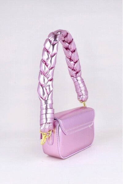 Bolsa metálica asa trenzada sold by Shasa product image thumbnail 3