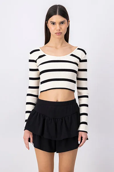 Top tejido rayas manga larga sold by Shasa product image thumbnail 2