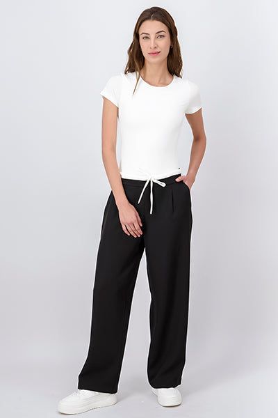 Pantalón rectos cintura bicolor sold by Shasa