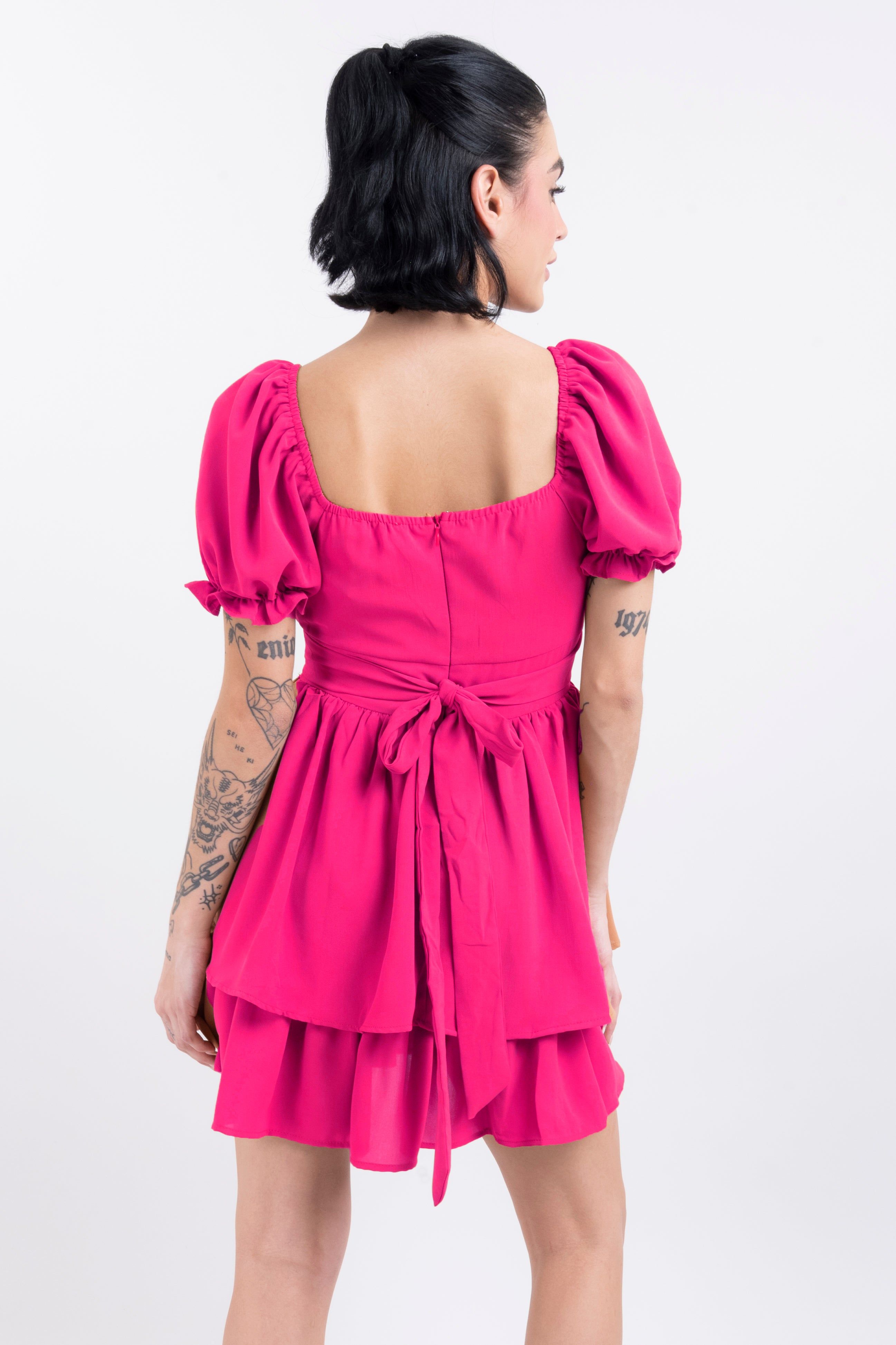 Vestido Mini Capas Moño sold by Shasa product image thumbnail 4