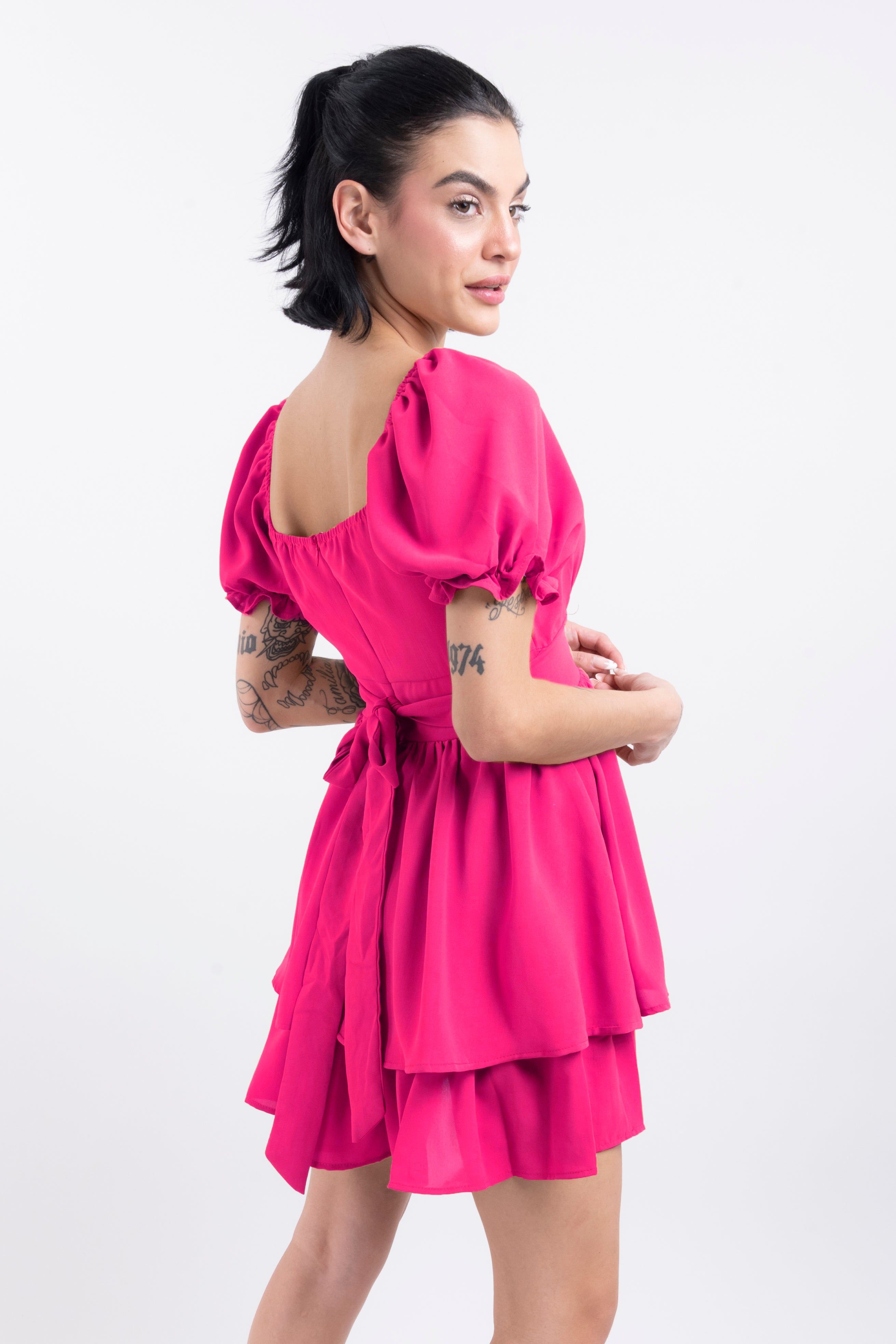 Vestido Mini Capas Moño sold by Shasa product image thumbnail 3