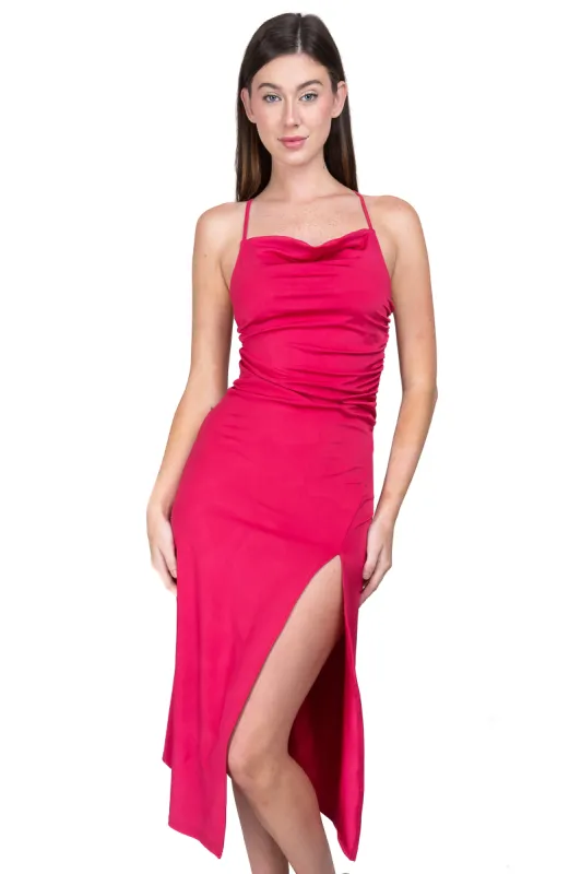 Vestido tirante detalle abertura sold by Shasa