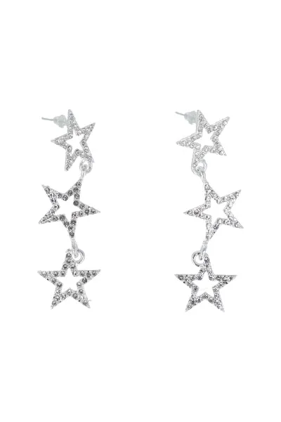 Aretes Largos Estrellas Brillos sold by Shasa