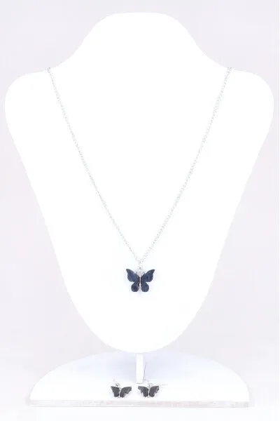 Set Aretes Collar Mariposa Color sold by Shasa