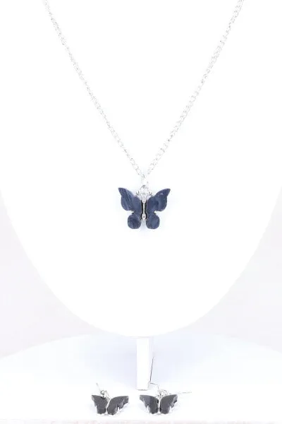 Set Aretes Collar Mariposa Color sold by Shasa product image thumbnail 2