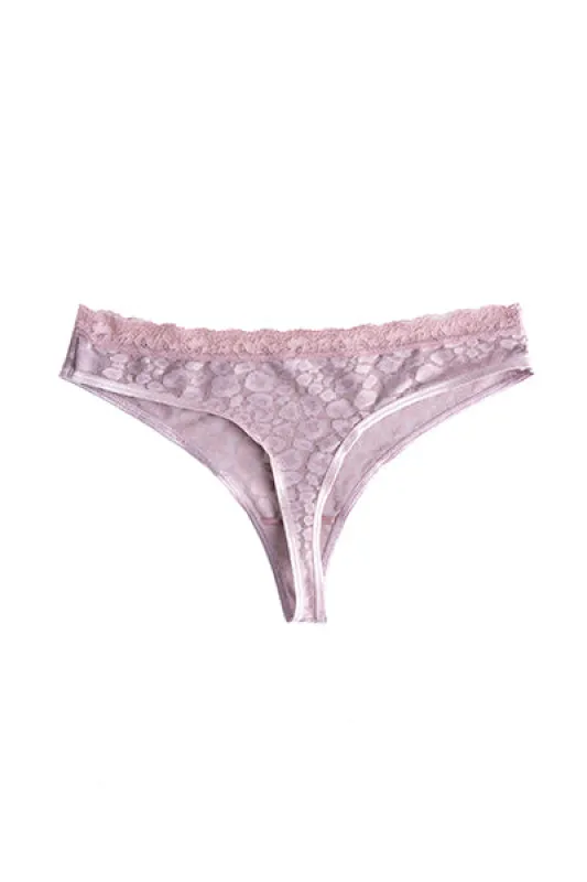 Tanga mesh animal print sold by Shasa