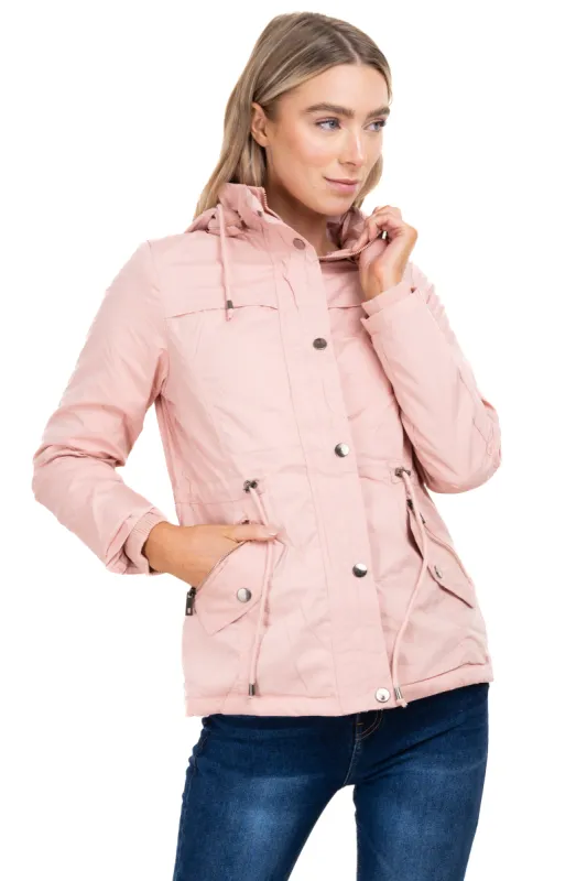 Gabardina bolsillos capucha sherpa sold by Shasa