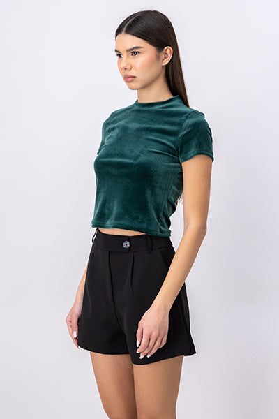 Top Crop Manga Corta Pana sold by Shasa product image thumbnail 3