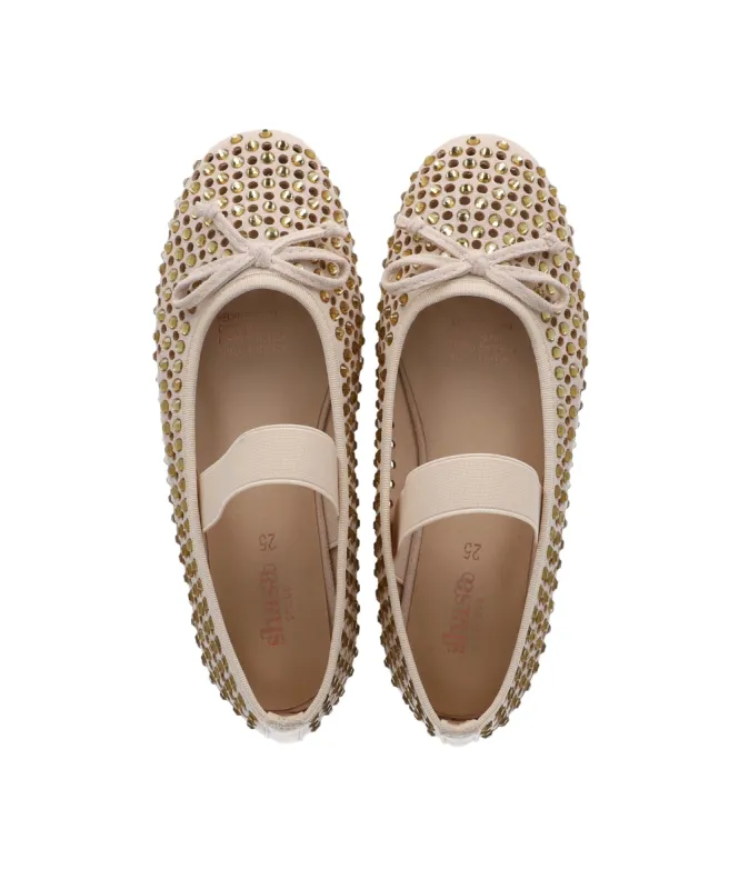 Flat ballerina brillos moño sold by Shasa