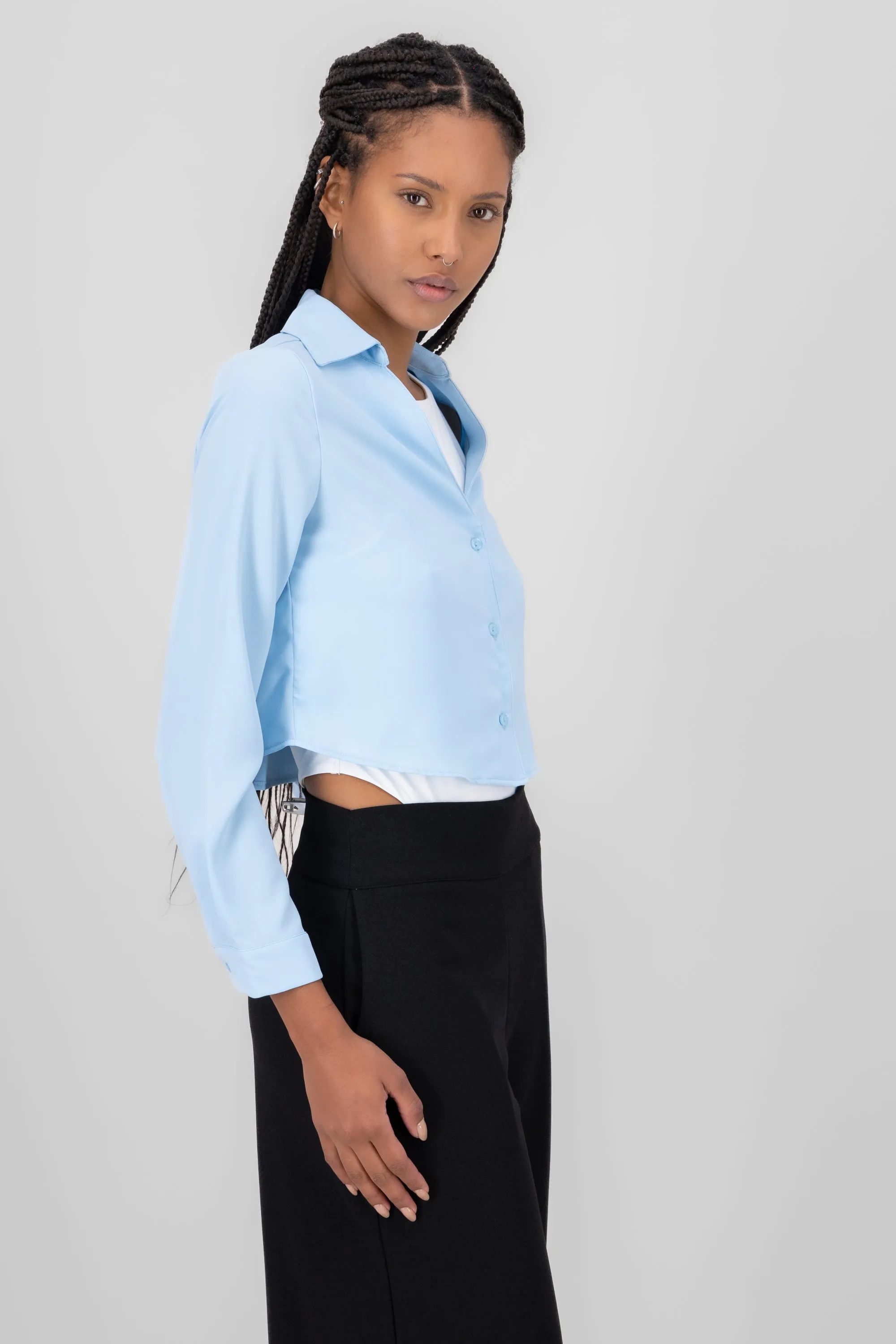 Camisa Crop Escote sold by Shasa product image thumbnail 3
