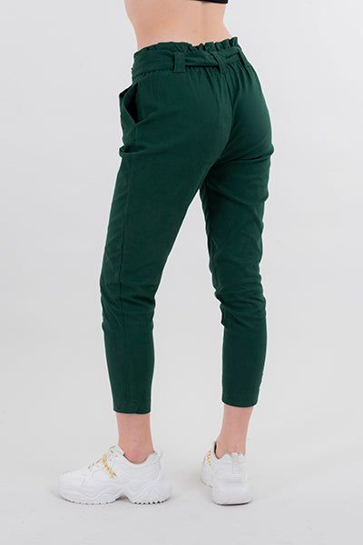 Pantalón paper bag cintura alta cinturón sold by Shasa product image thumbnail 4