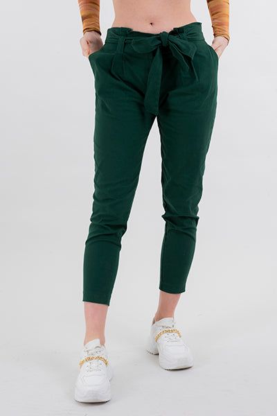 Pantalón paper bag cintura alta cinturón sold by Shasa product image thumbnail 2