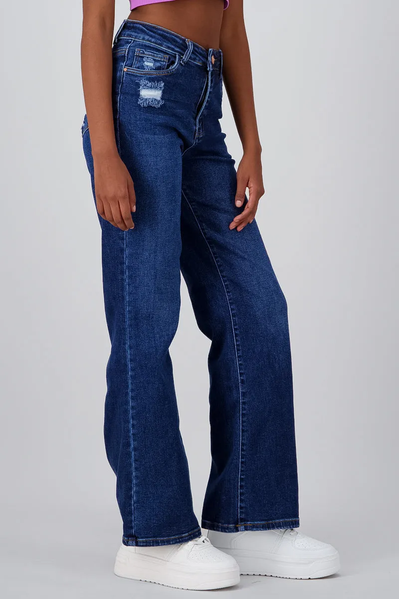 Jeans wide leg destrucción sold by Shasa product image thumbnail 3