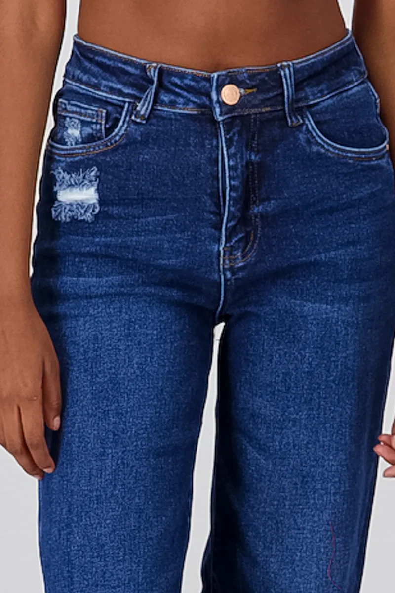 Jeans wide leg destrucción sold by Shasa product image thumbnail 5