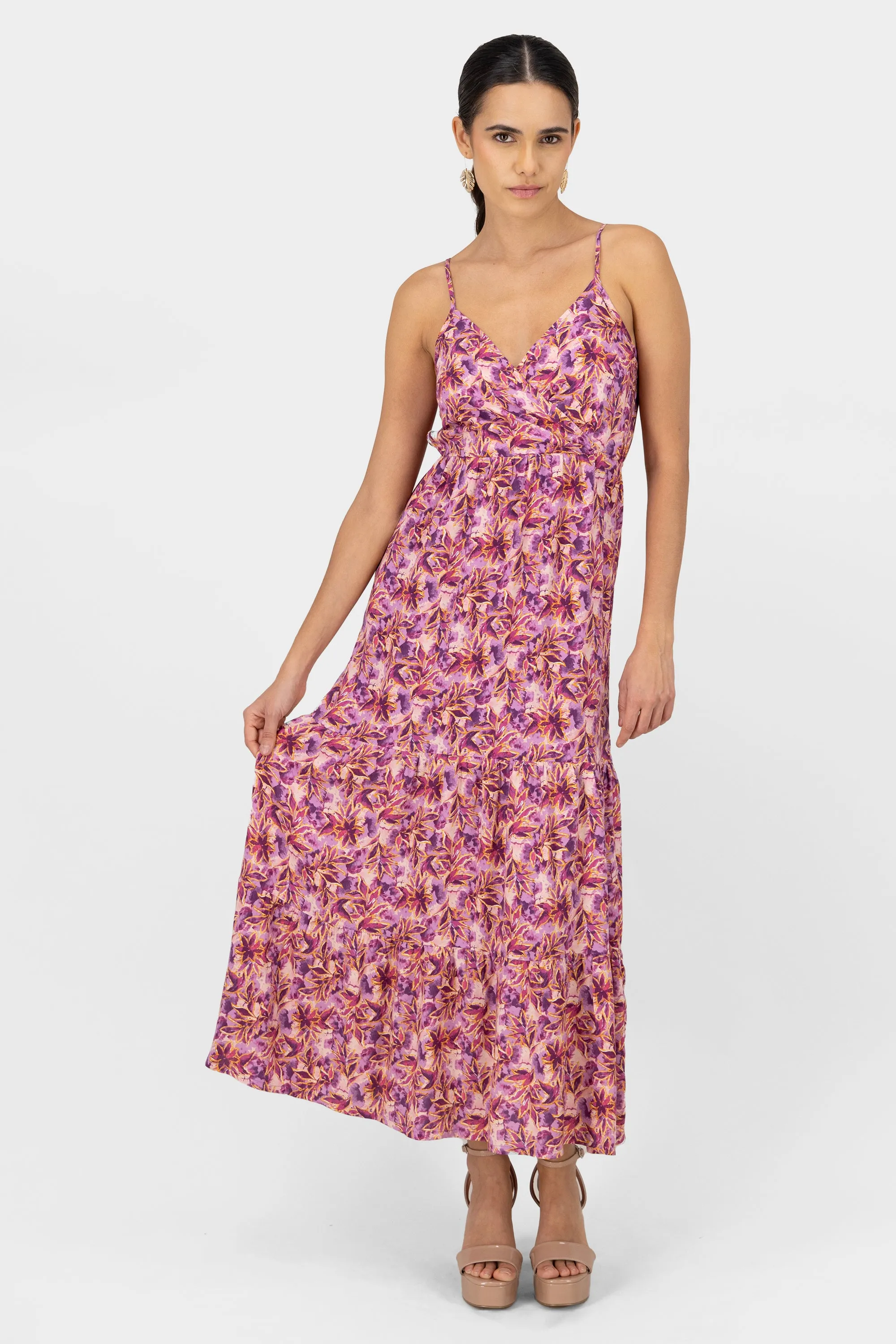 Vestido maxi estampado tropical sold by Shasa product image thumbnail 2