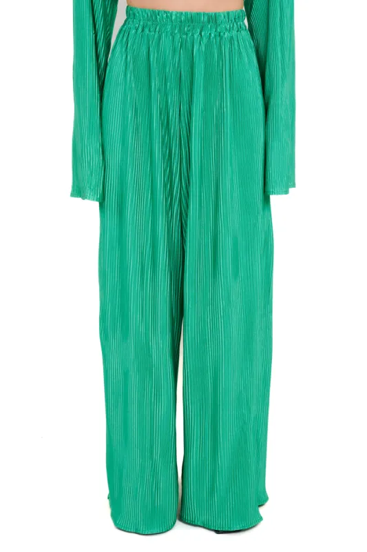 Pantalón amplio textura sold by Shasa