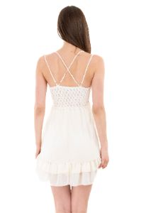 Vestido mini copas encaje sold by Shasa