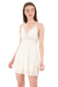 Vestido mini copas encaje sold by Shasa