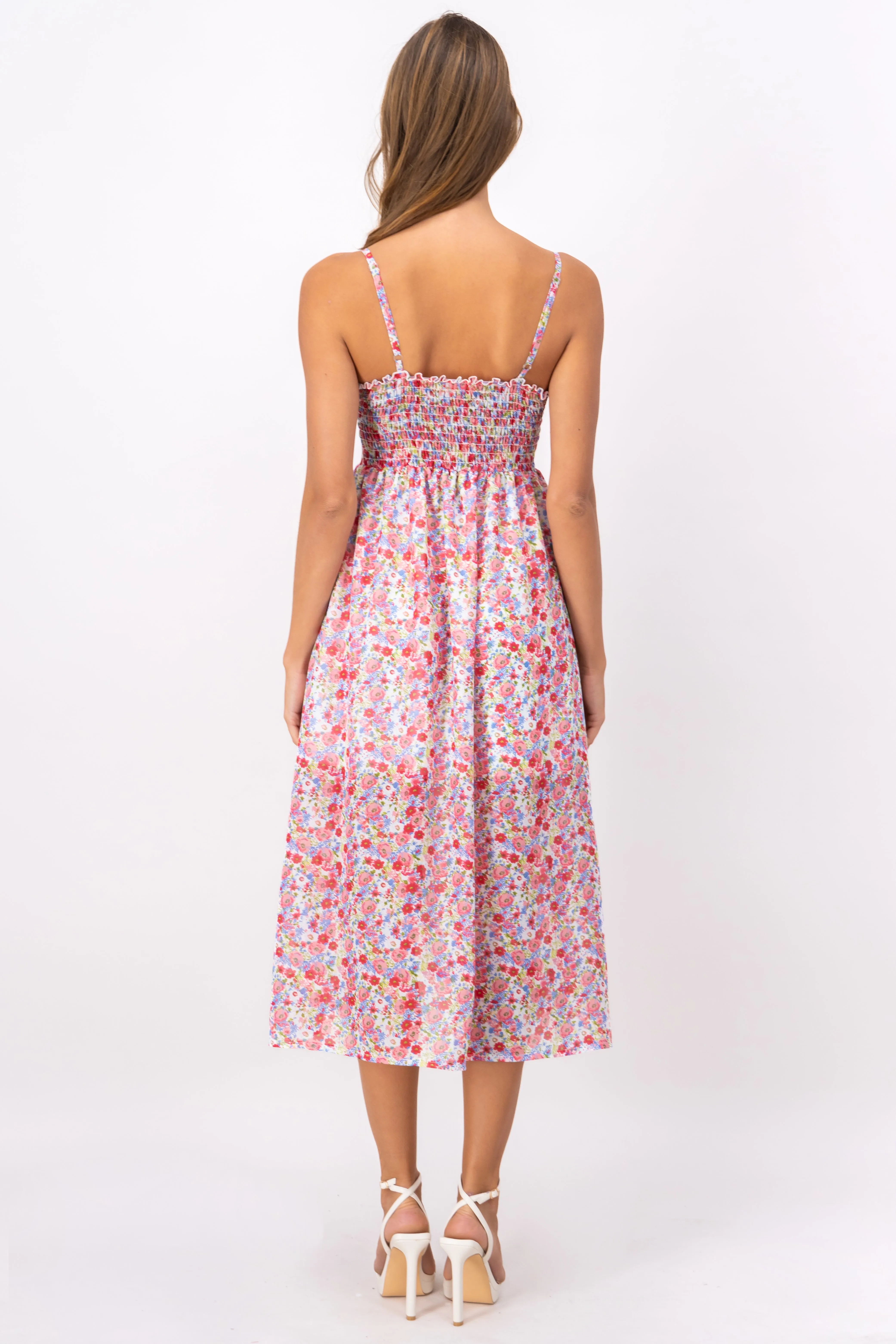 Vestido Midi Estampado Detalle Botones sold by Shasa product image thumbnail 3