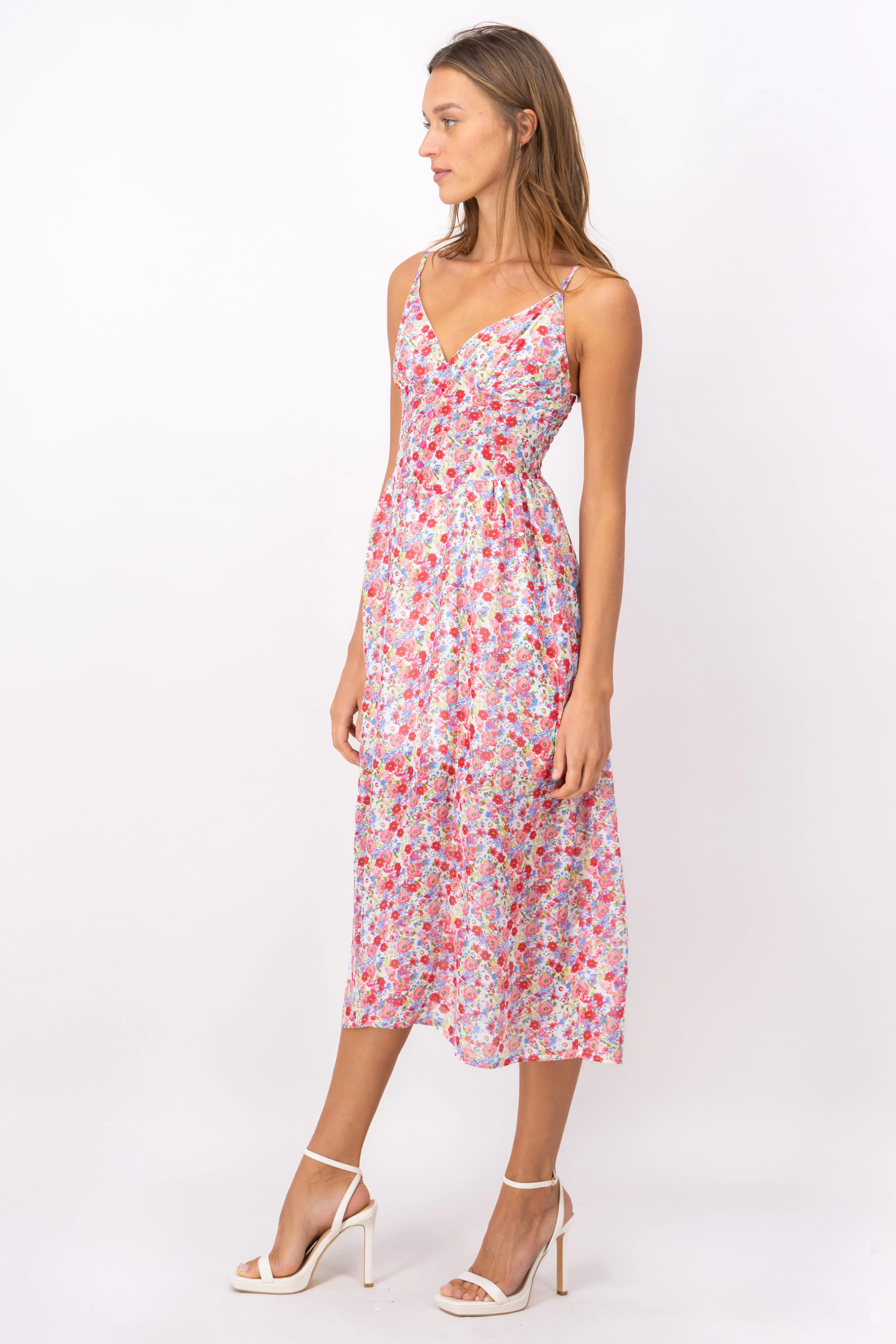 Vestido Midi Estampado Detalle Botones sold by Shasa product image thumbnail 2